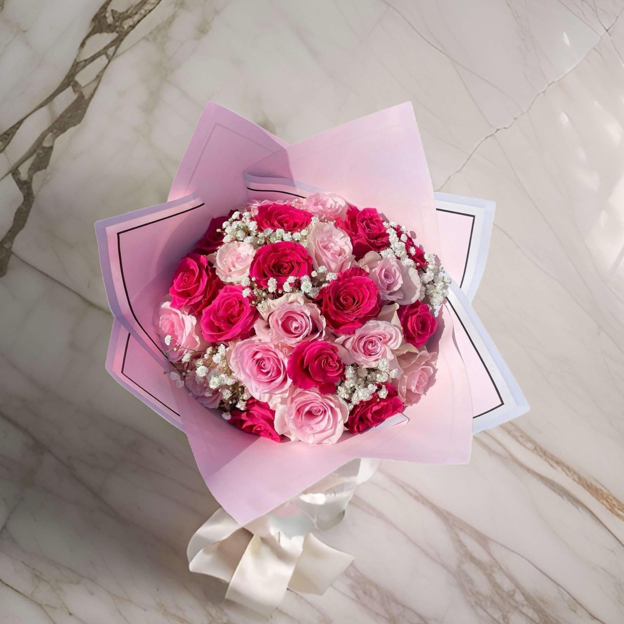 F-R110 ( 25 PINK ROSES )