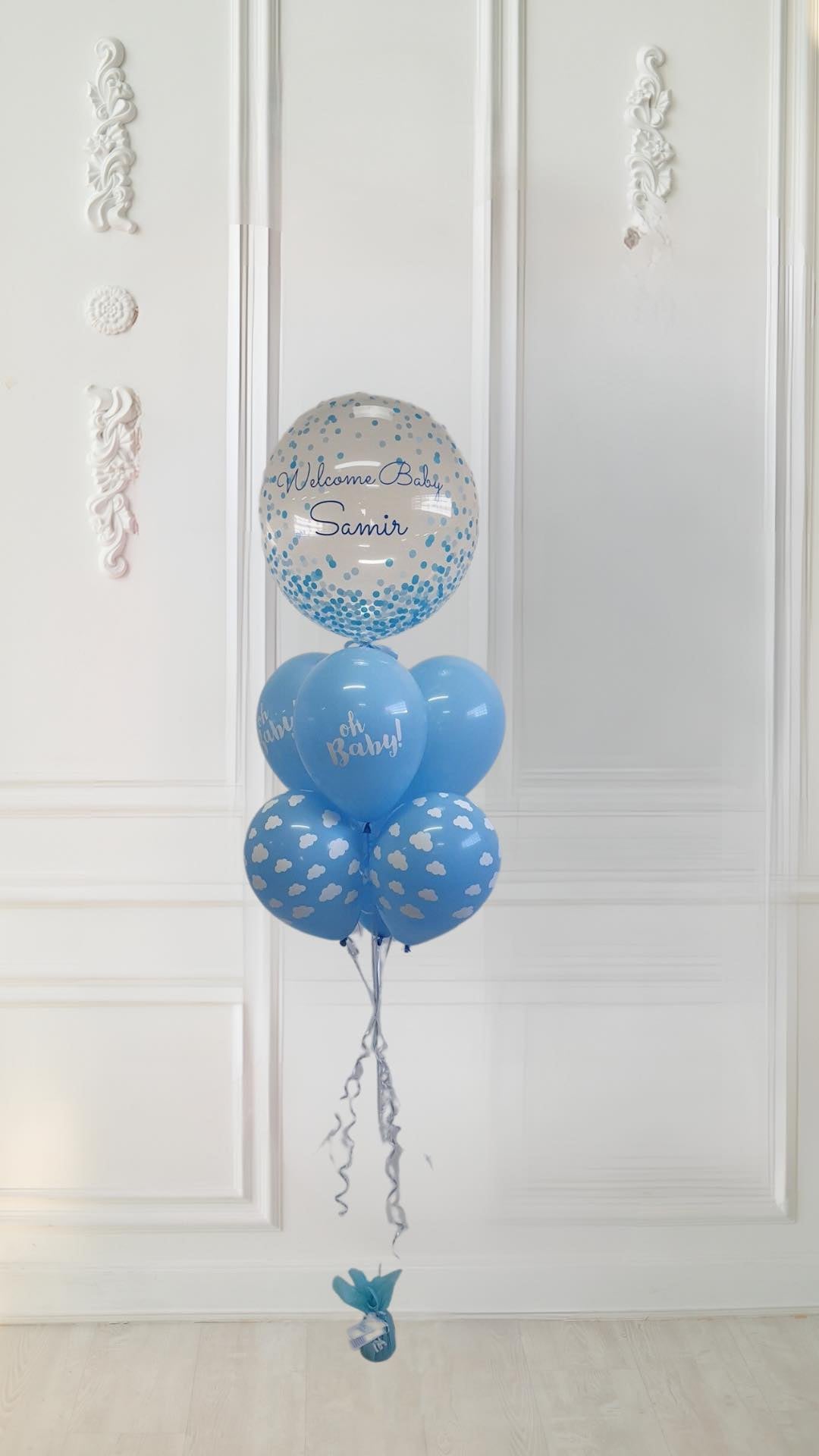 Bouquet Ballon New Boy