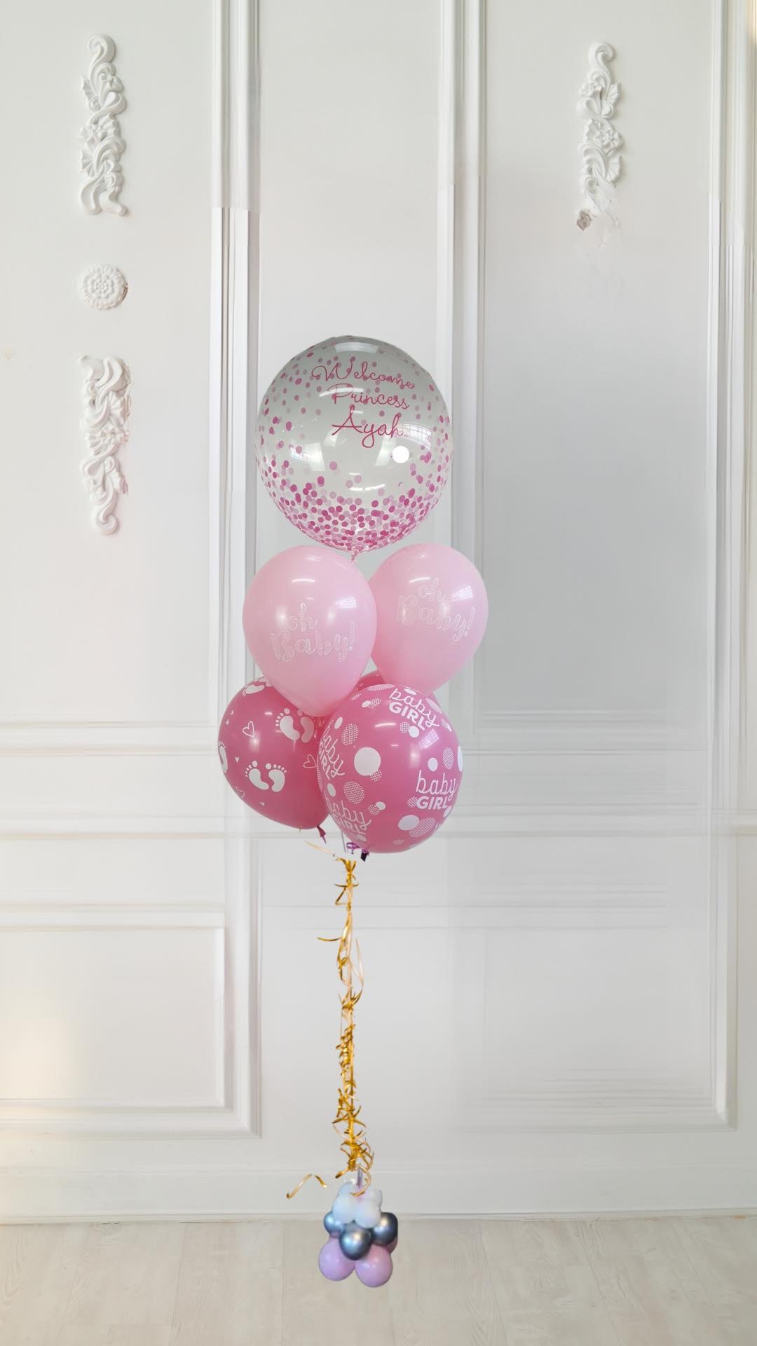 Bouquet Ballon Nouvelle Fille