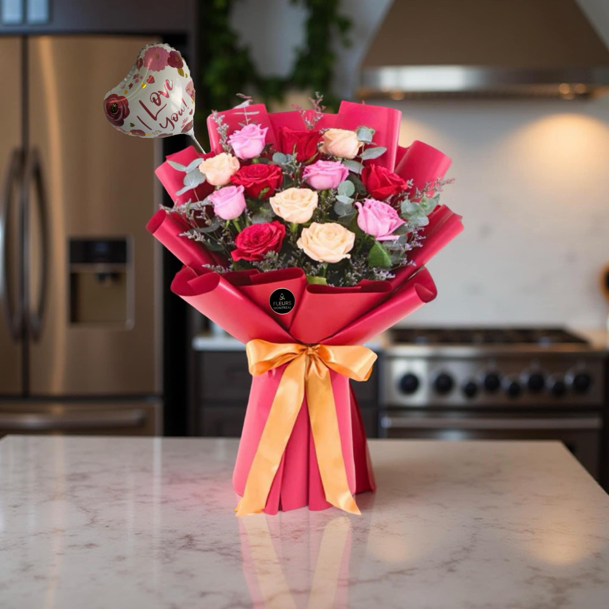 F-R21 ( 12 Mix Roses )
