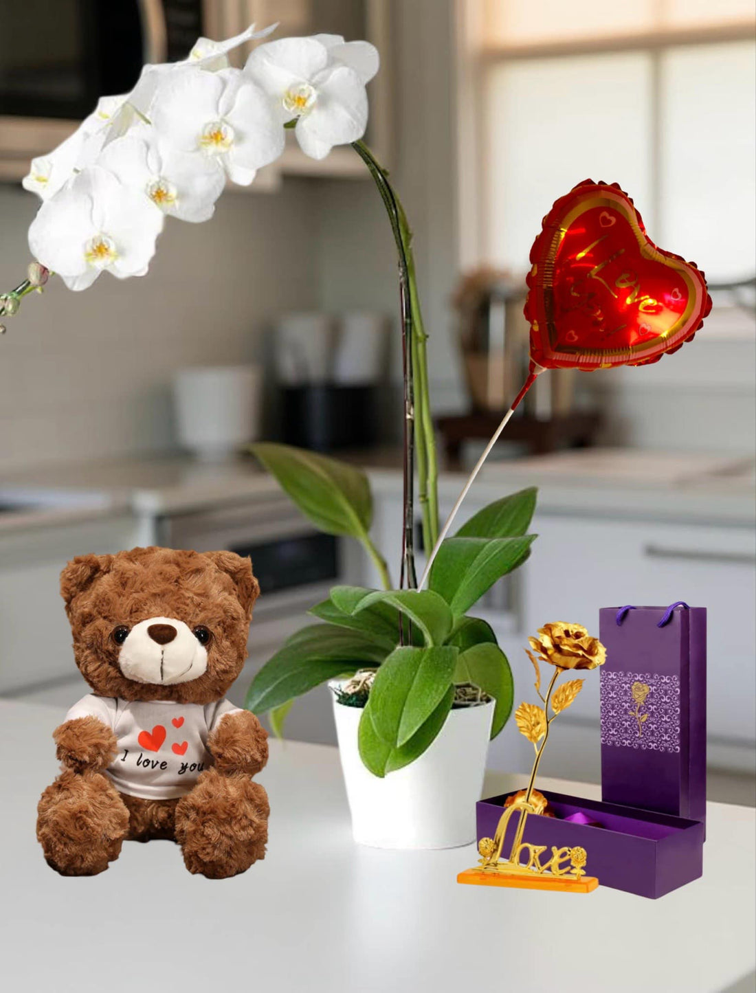 F-P7 ( 1 Stem White Orchid )