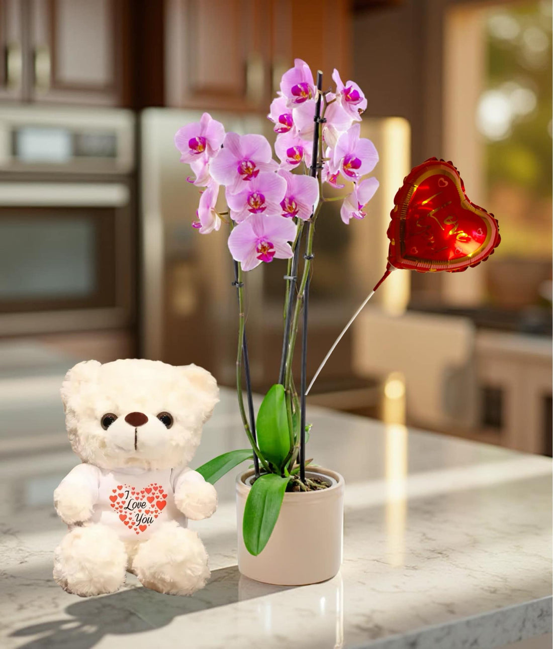 F-P18 ( 3 Stem Pink Orchid )