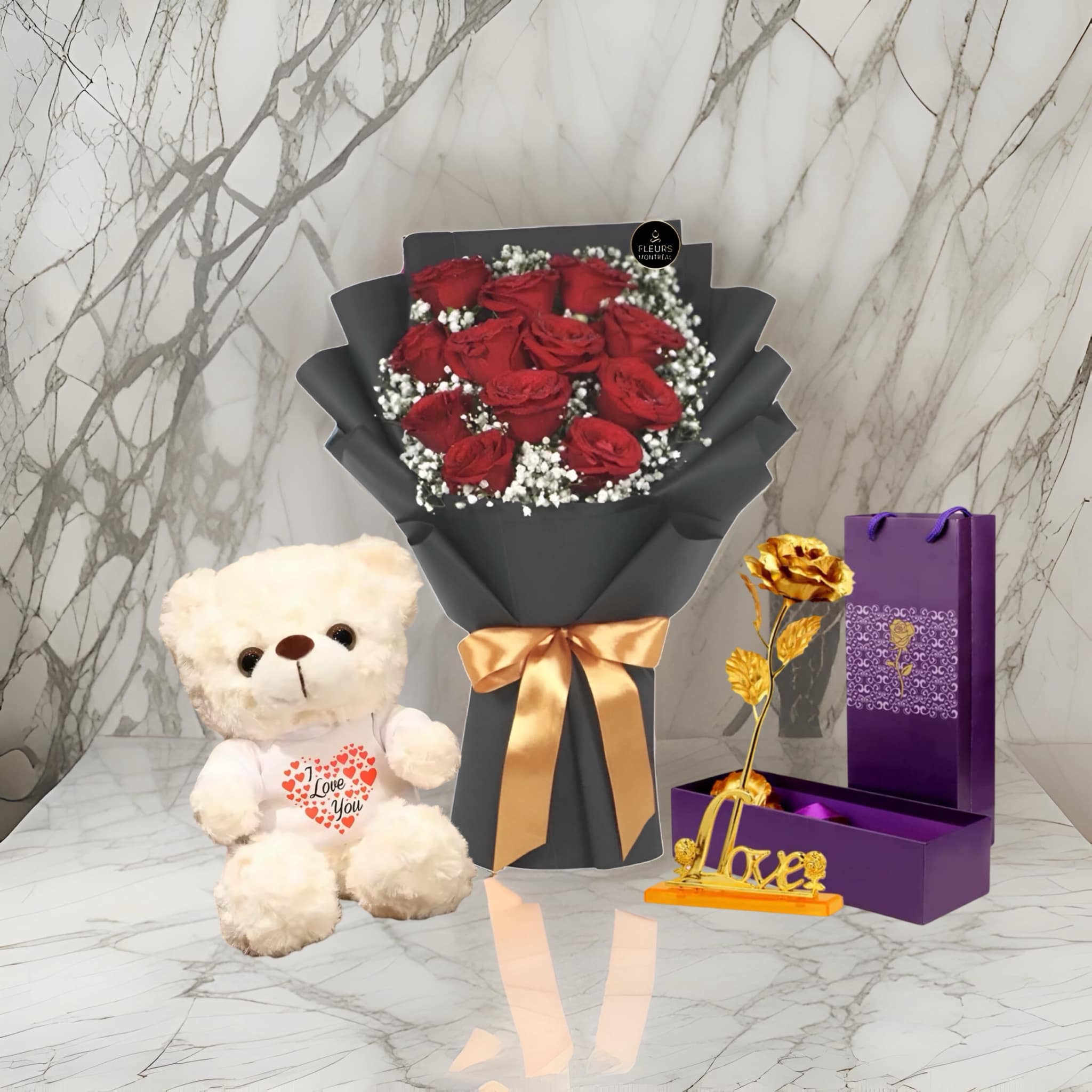 B-2 ( 12 ROSES ROUGES )
