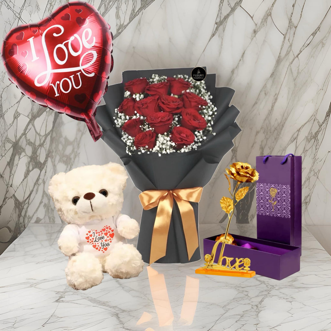 B-3 ( 12 RED ROSES )