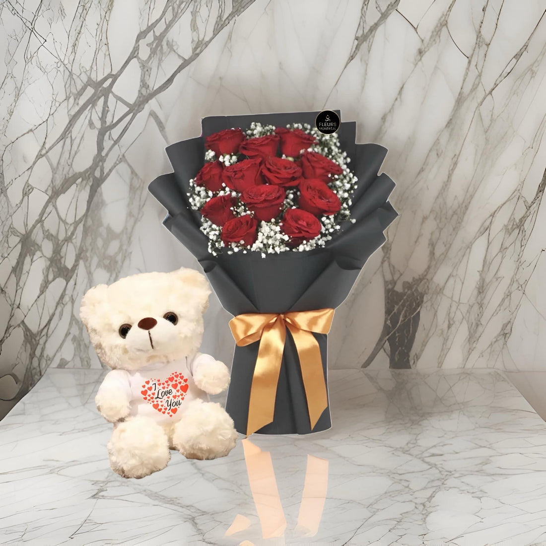 B-1 ( 12 RED ROSES )