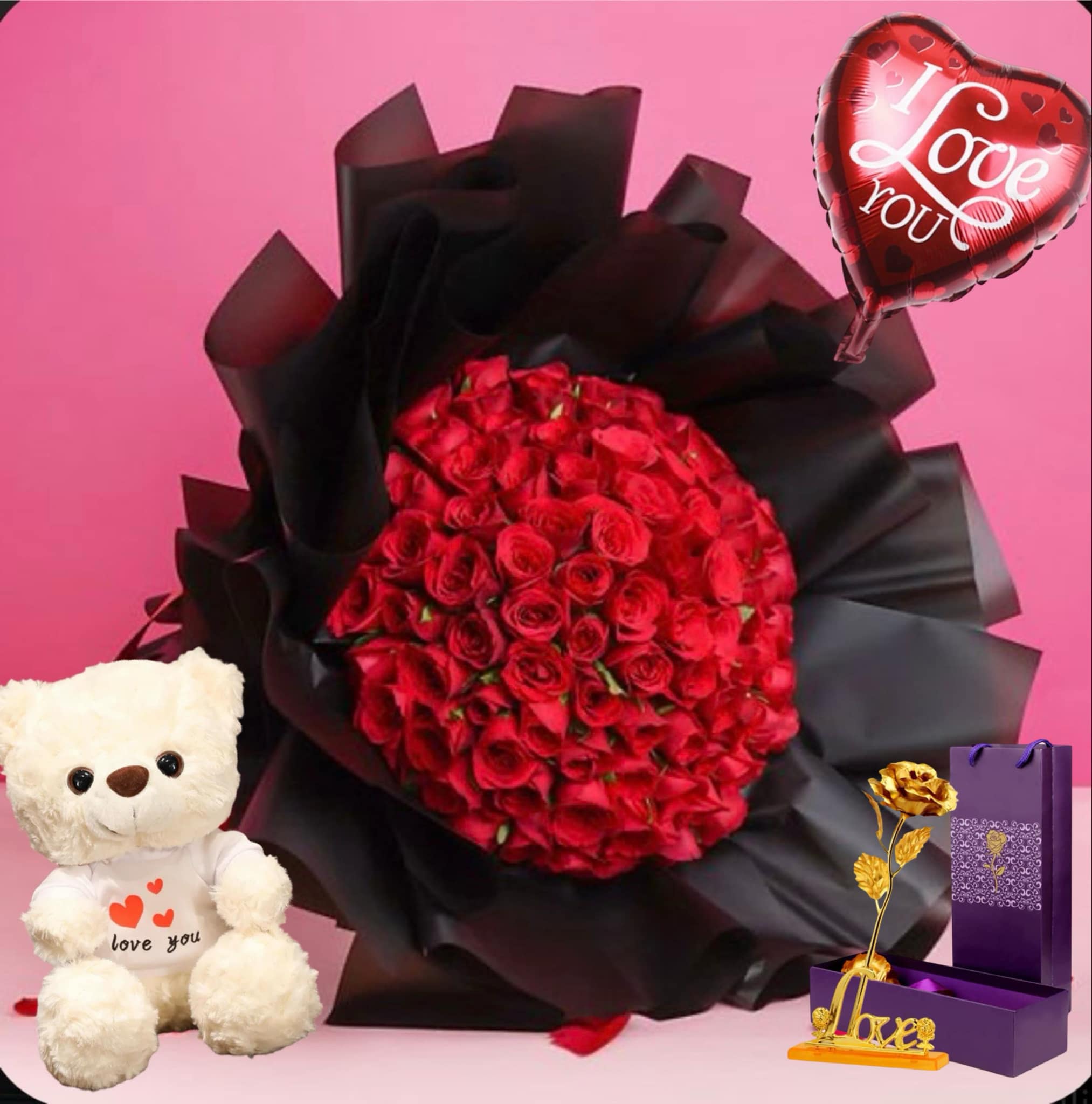 G-3( 50 ROSES ROUGES )