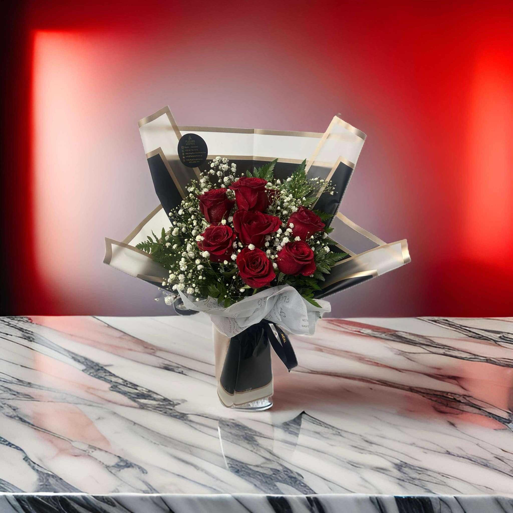 U (7 ROSES ROUGES)