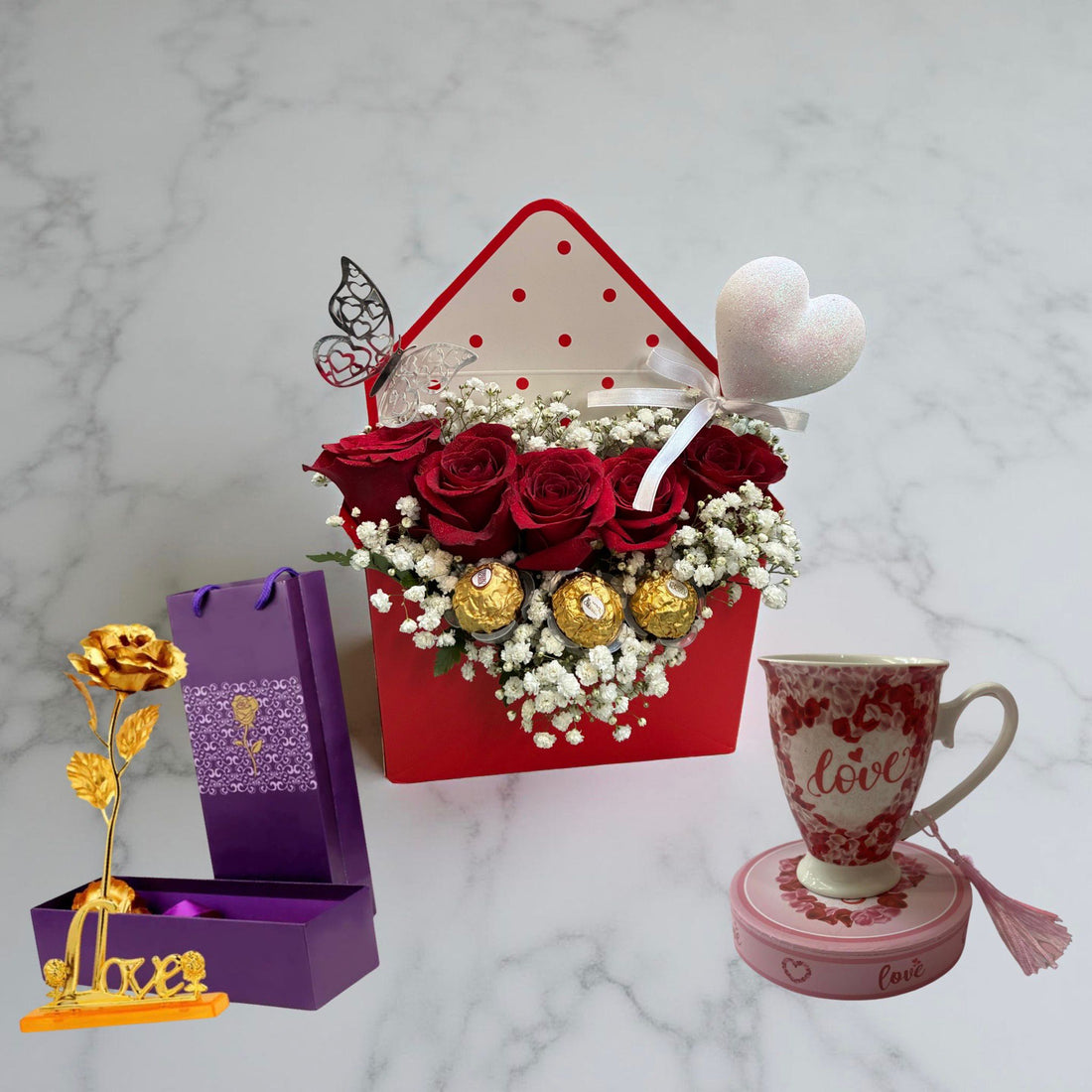 Envelope-2 (5 Red Roses )