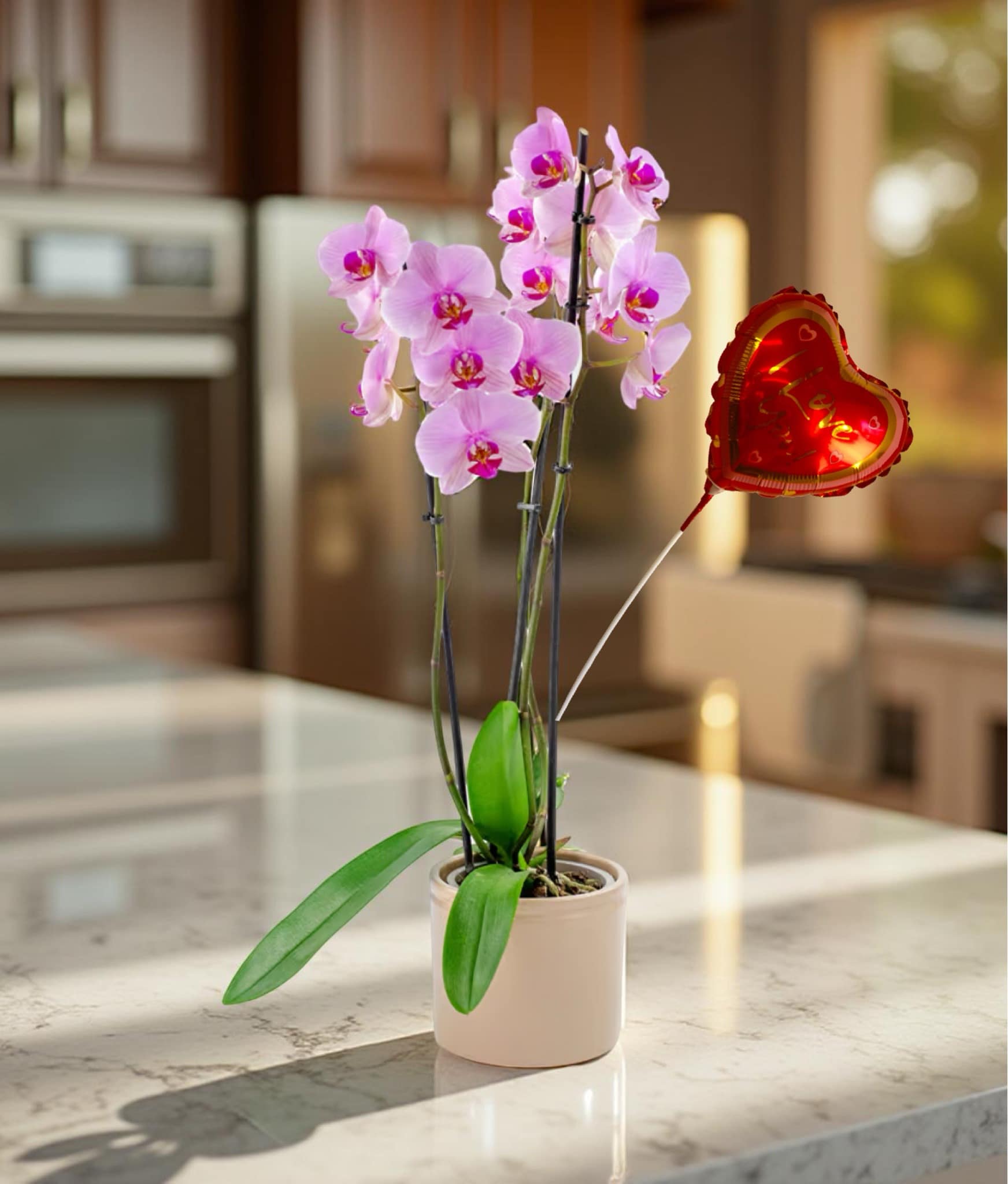 F-P17 ( 3 Stem Pink Orchid )