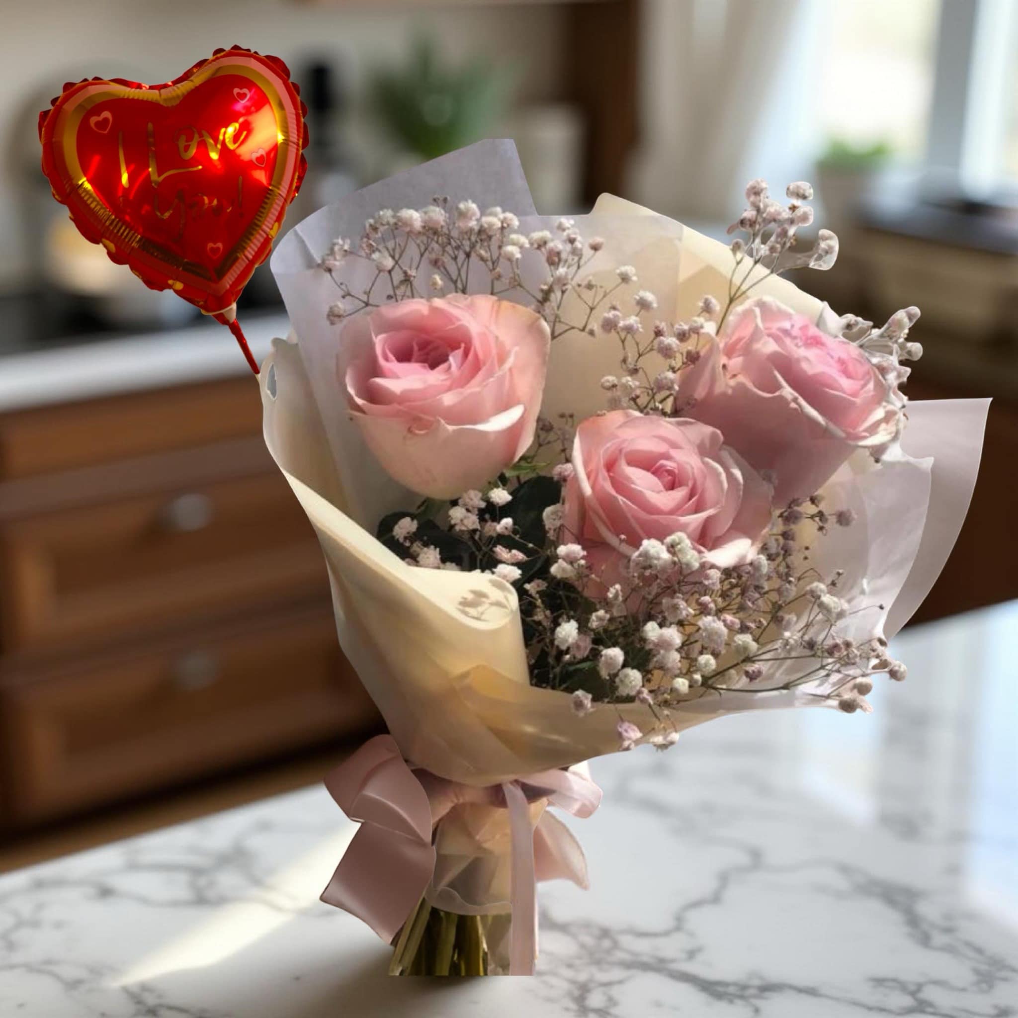 F-R1 ( 3 Pink Roses )