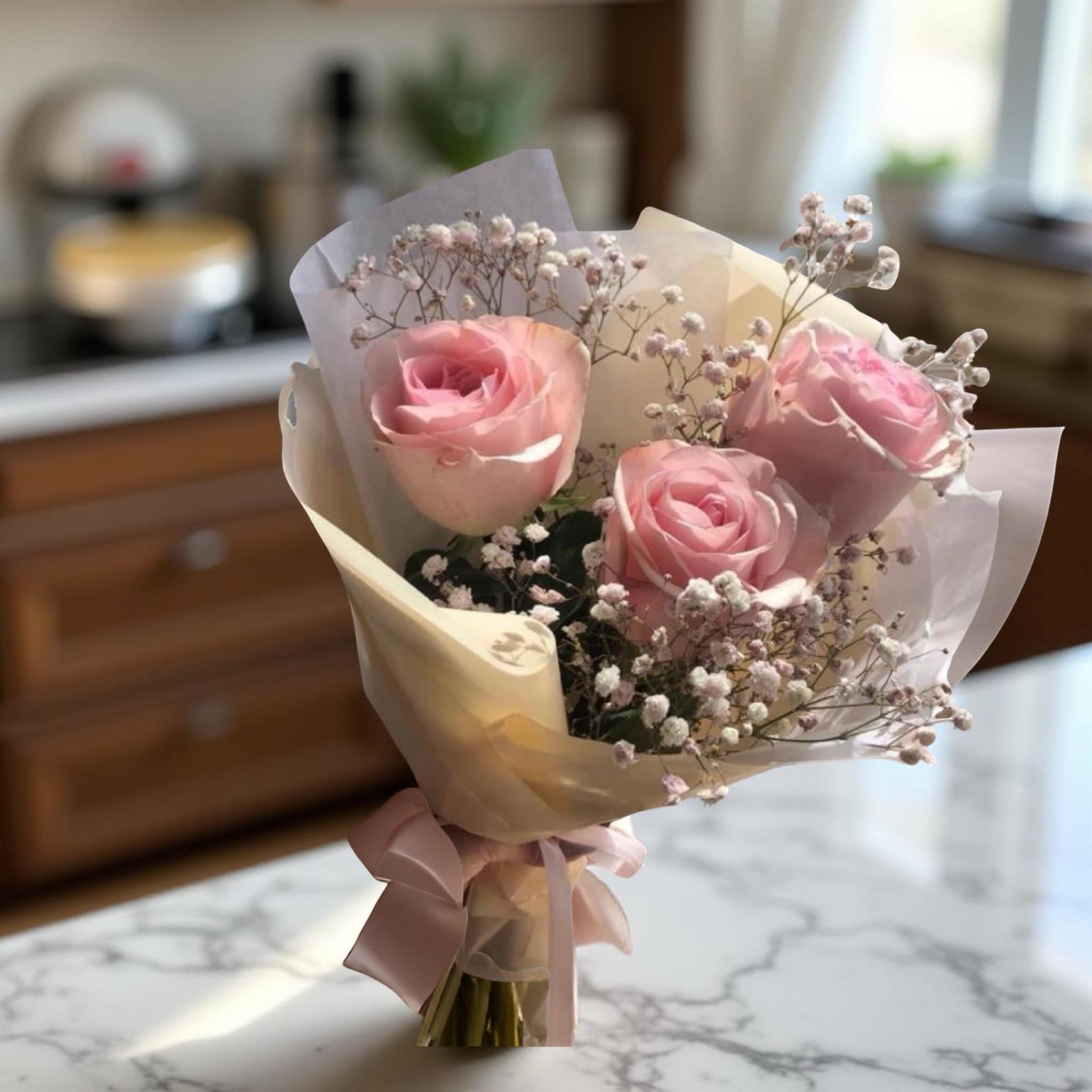 F-R ( 3 Pink Roses )