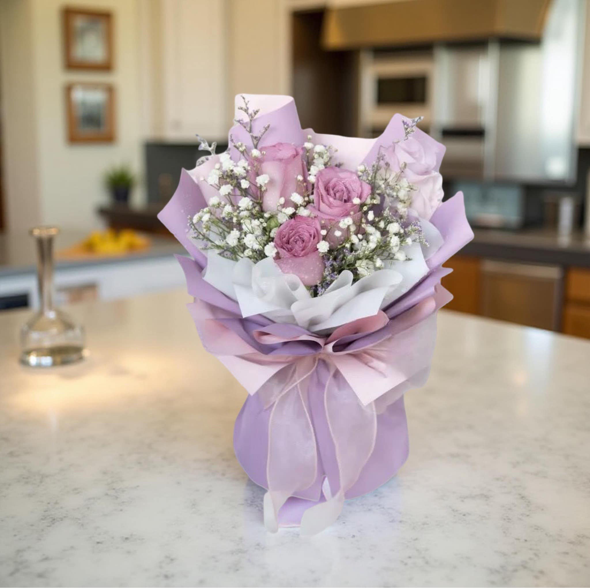 F-R4 ( 3 Purple Roses )