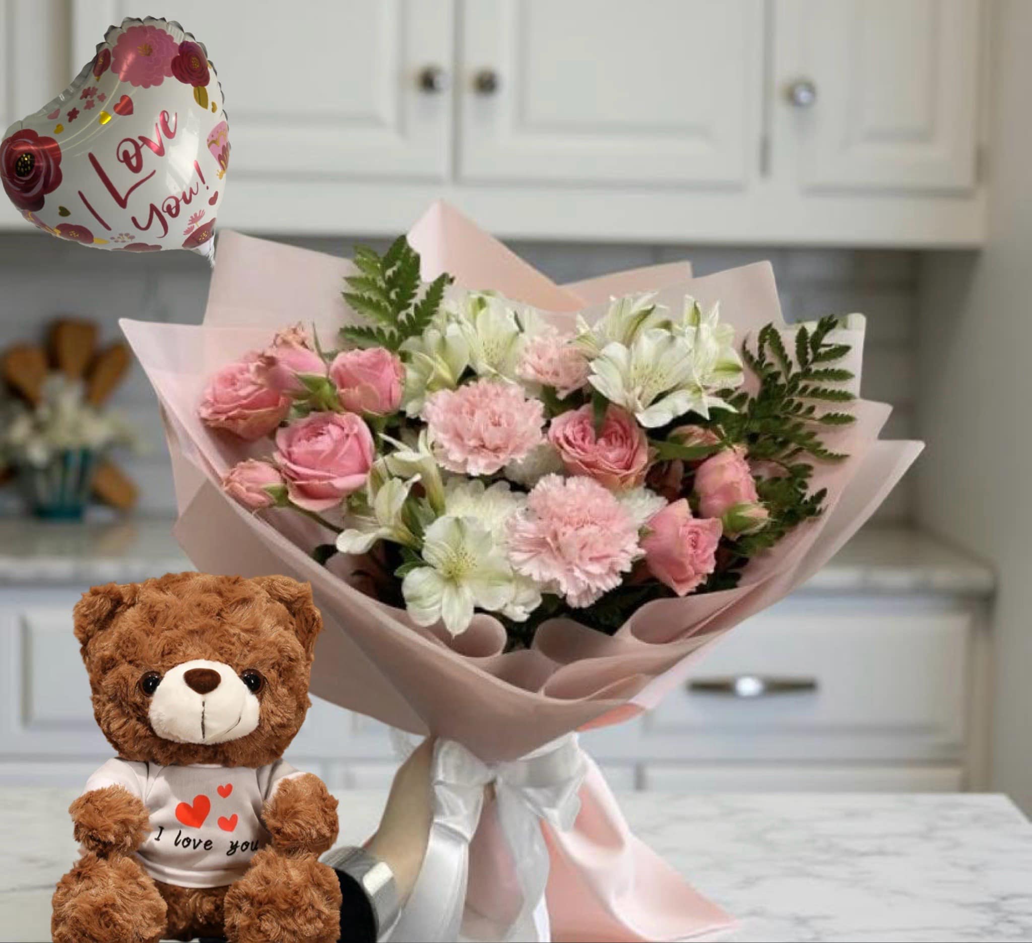 F-N6 ( Light Pink Bouquet )