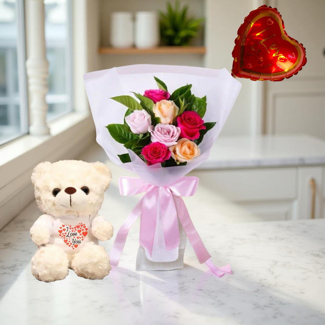 F-R14 ( 7 Mix Roses )