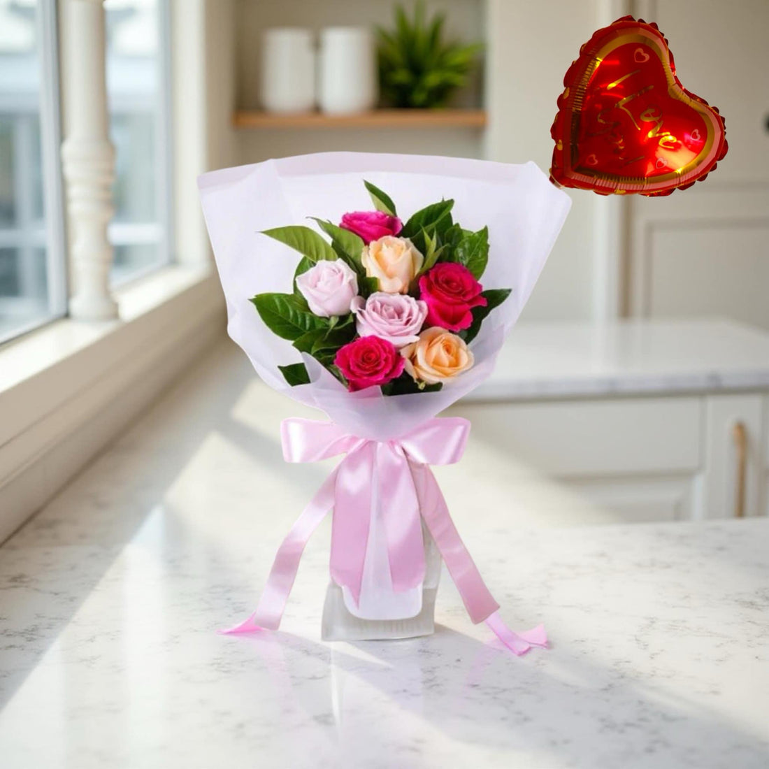 F-R13 ( 7 Mix Roses )