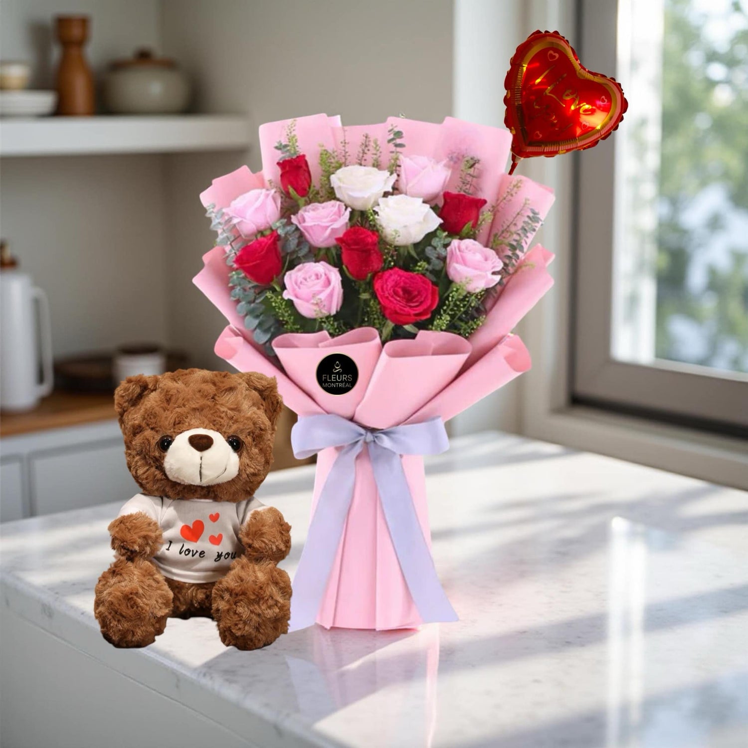 F-R26 ( 12 Mix Roses )
