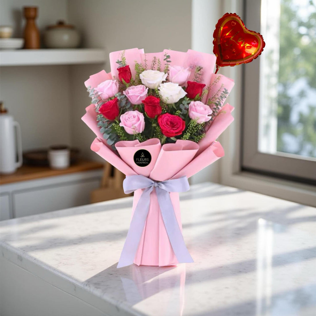F-R25 ( 12 Mix Roses )
