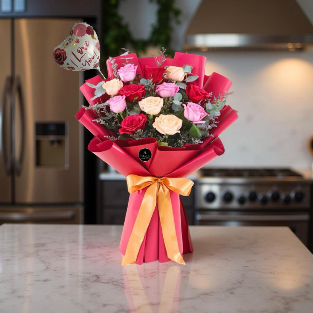F-R21 ( 12 Mix Roses )