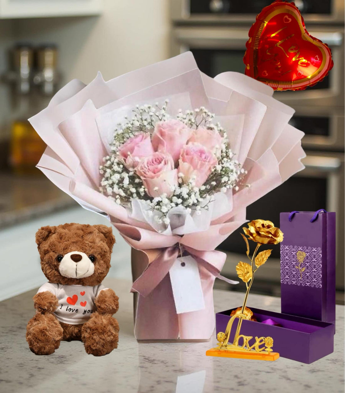 F-R11 ( 5 Pink Roses )