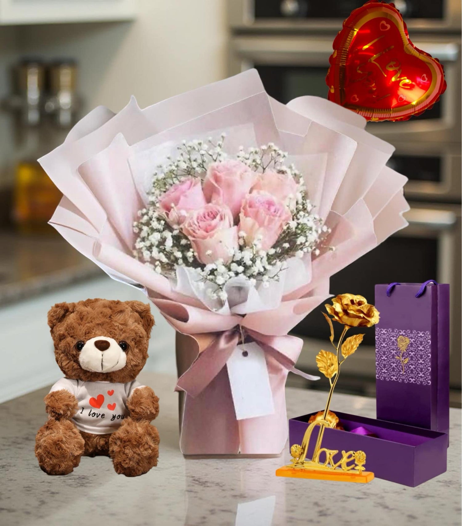 F-R11 ( 5 Pink Roses )
