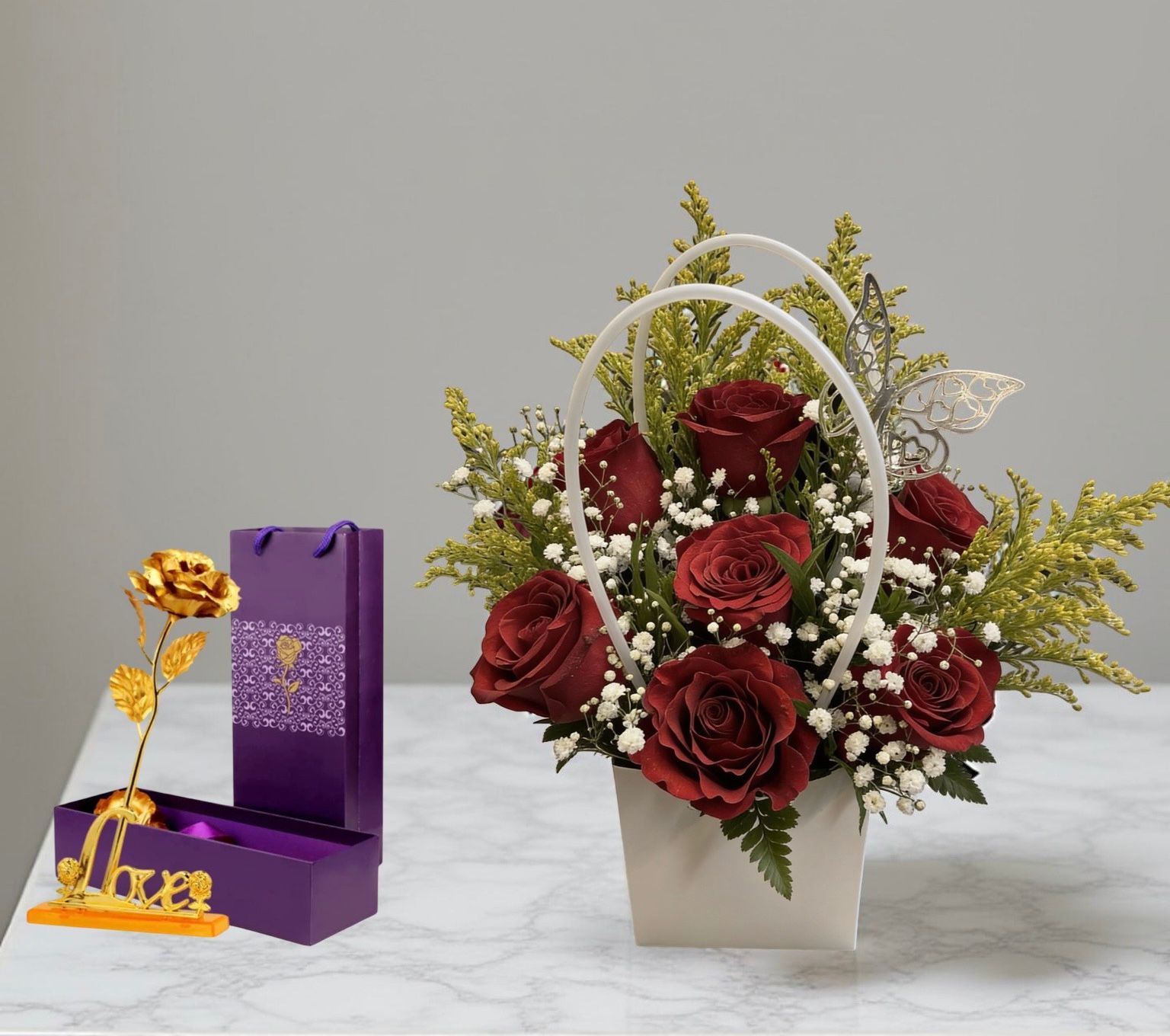 Bag-1 (7 Red Roses)