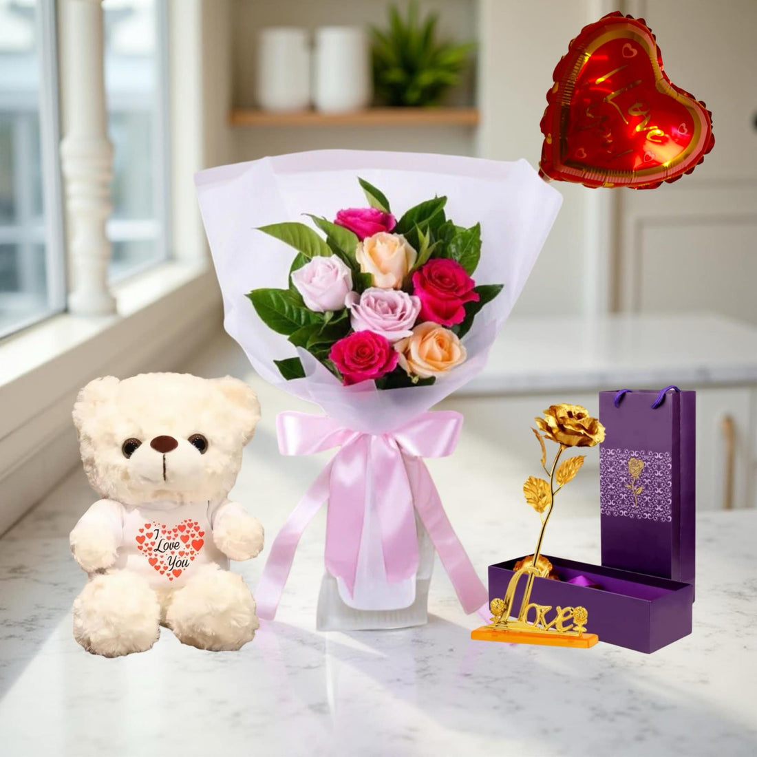 F-R15 ( 7 Mix Roses )
