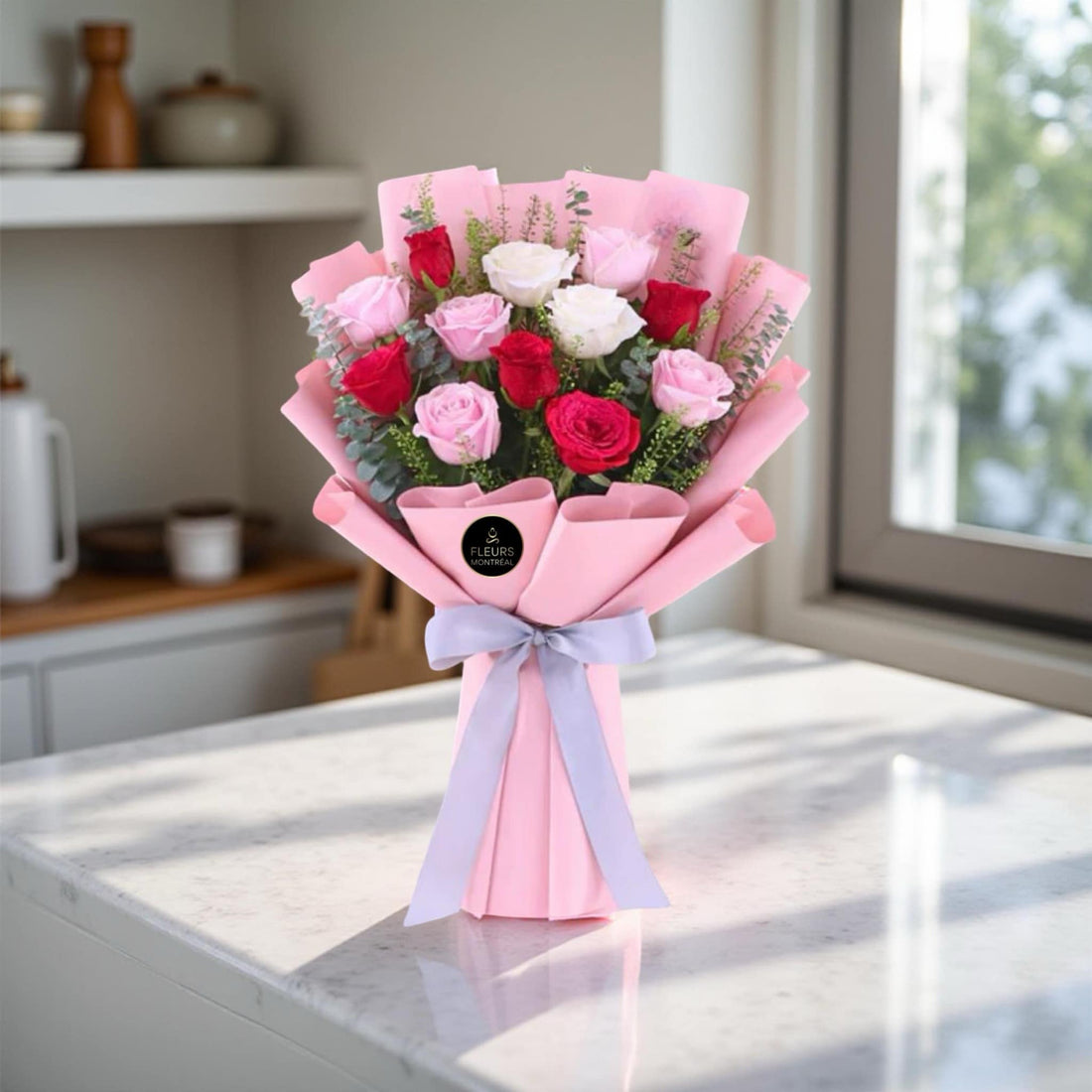 F-R24 ( 12 Mix Roses )