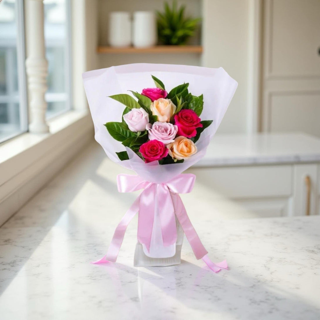 F-R12 ( 7 Mix Roses )